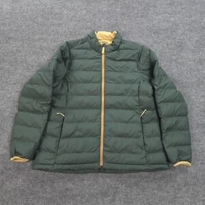 Stoic Jacket Womens XL Green Insulated Puffer Full Zip Hiking Outdoors SICZ2G6